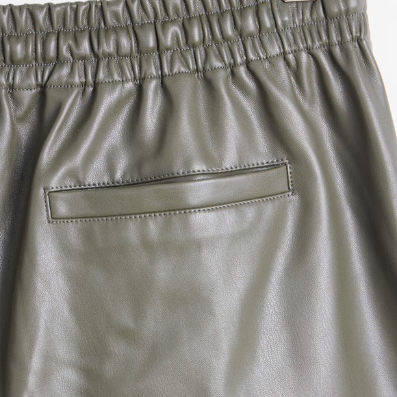 Oliver Bonas Vegan Leather Joggers - Picture 2 of 7